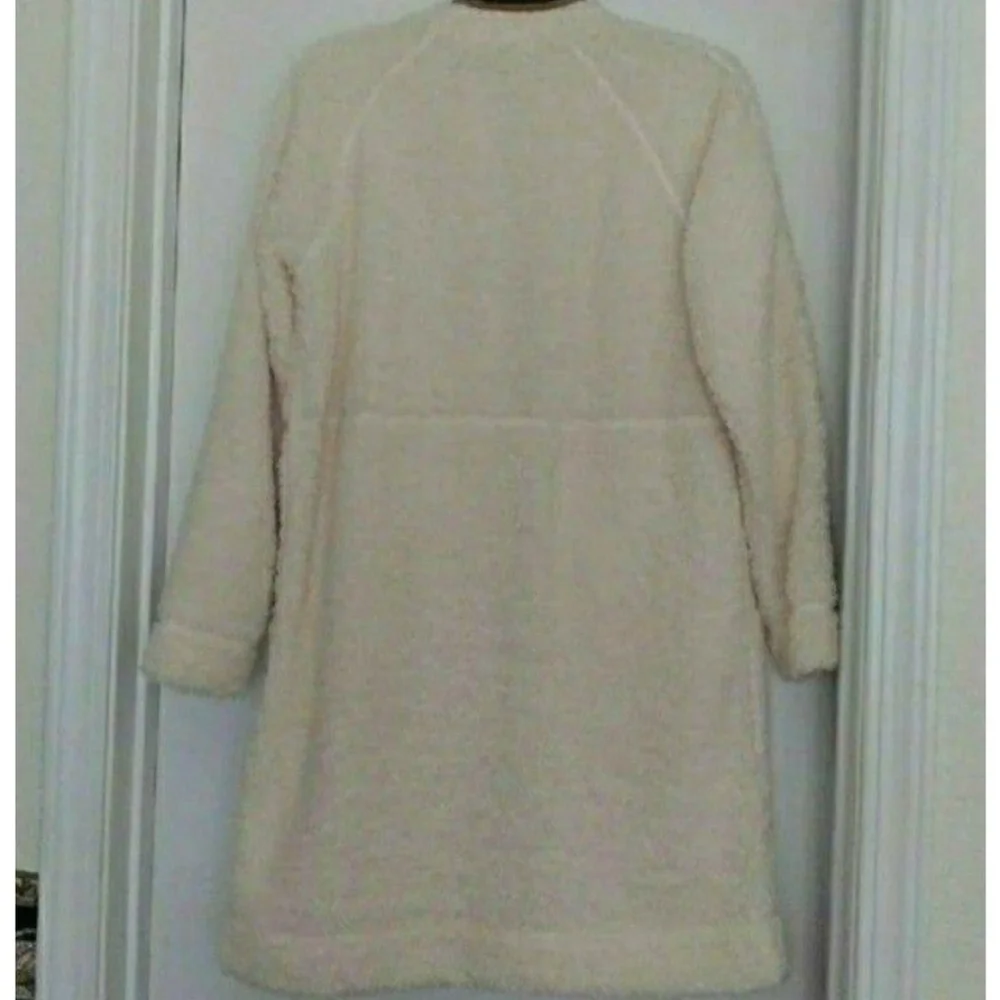 BANANA REPUBLIC SHERPA COAT CREAM TAN X-SMALL WOMENS X-SMALL NWOT